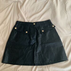 Zara mini leather skirt